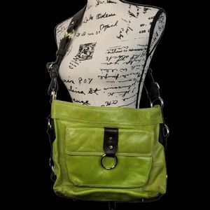 Tasche Hobo Chic Messenger Bag - all leather purse & matching wallet -New